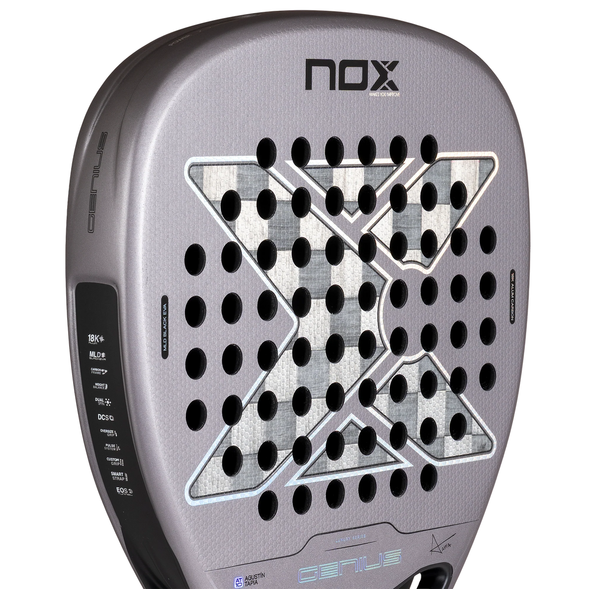 NOX AT10 Genius Attack 18K Alum 2027 Padel Racket