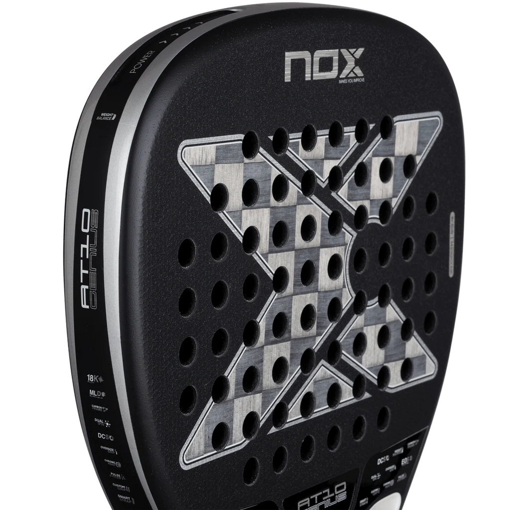 AT10 Luxury Genius ATTACK 18K Alum 2026 by Agustín Tapia Padel Racket