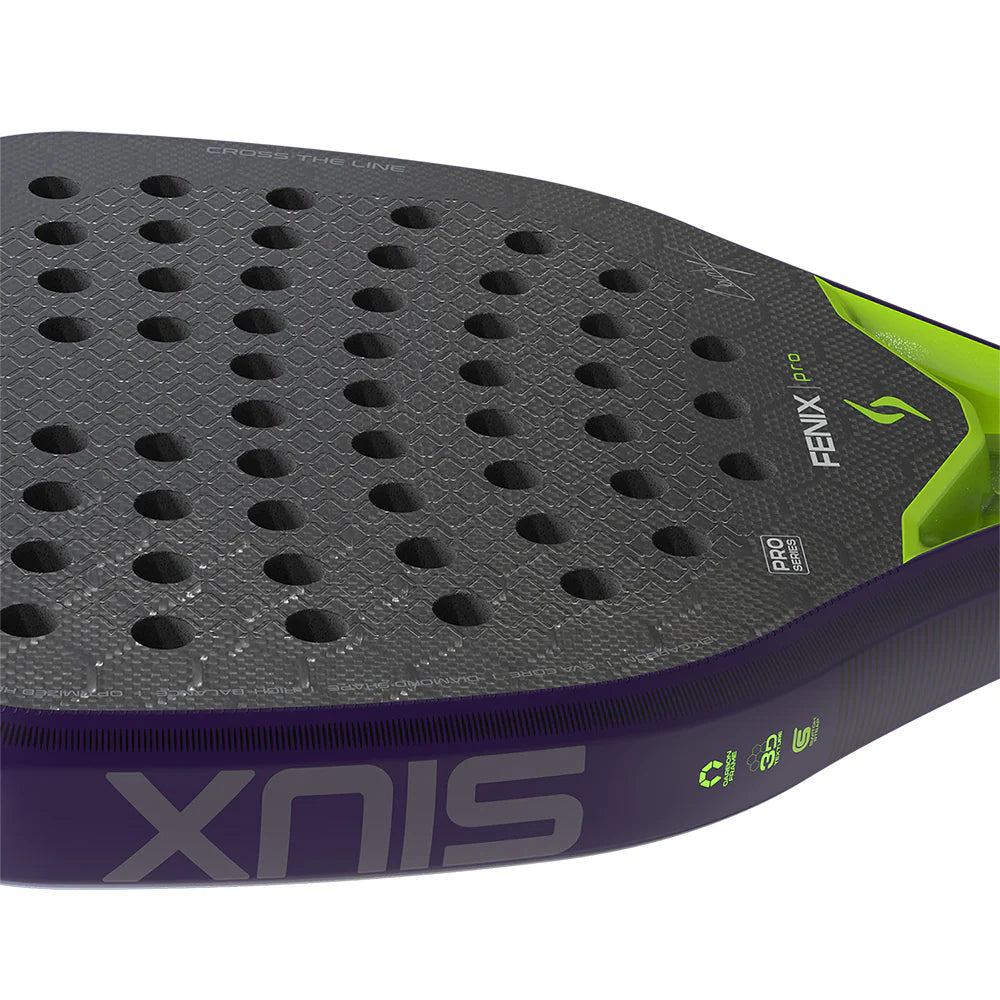 Siux Fenix Pro 2026 Glow Purple Padel Racket