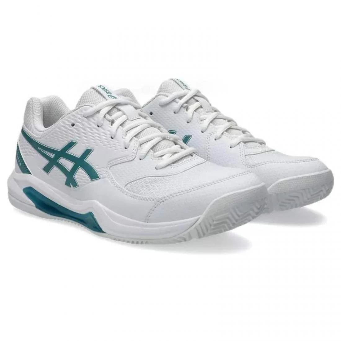 Asics Gel Dedicate 8 Padel White Pine Green Sneakers