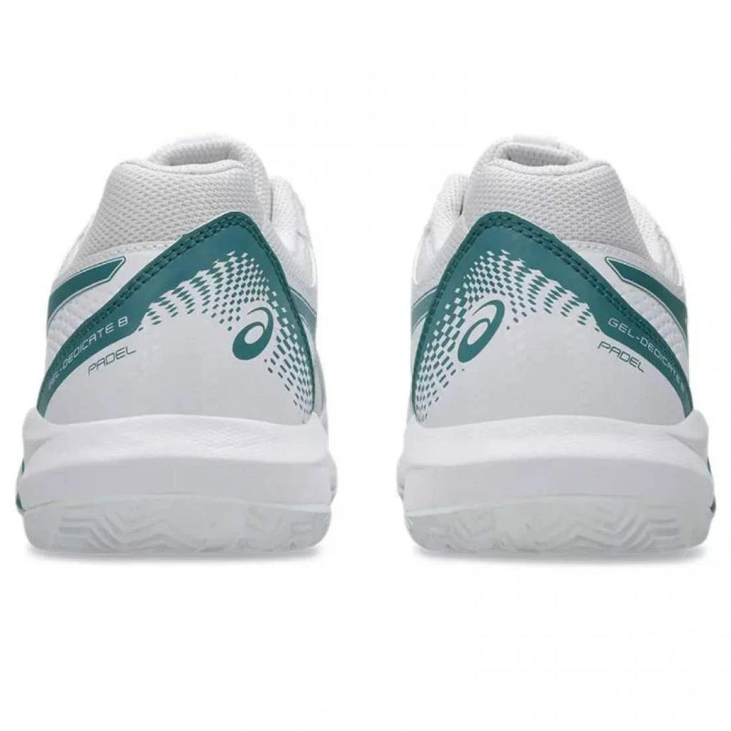 Asics Gel Dedicate 8 Padel White Pine Green Sneakers