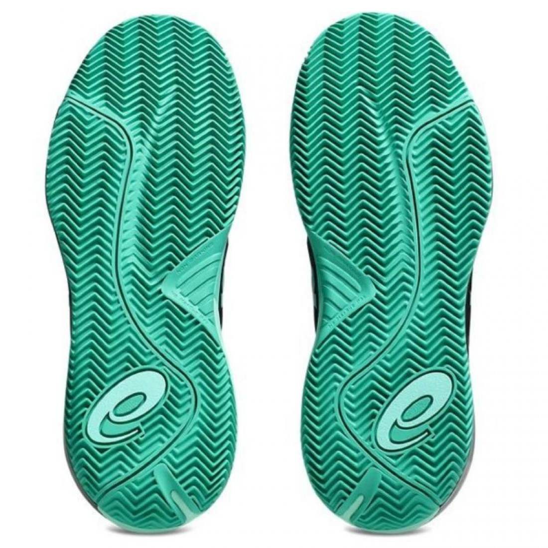 Asics Gel Resolution X Clay Black Aurora Green Sneakers