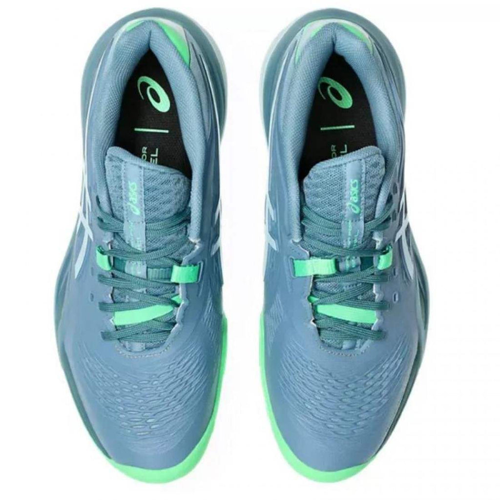 Asics Gel Resolution X Padel Blue Gray Sneakers